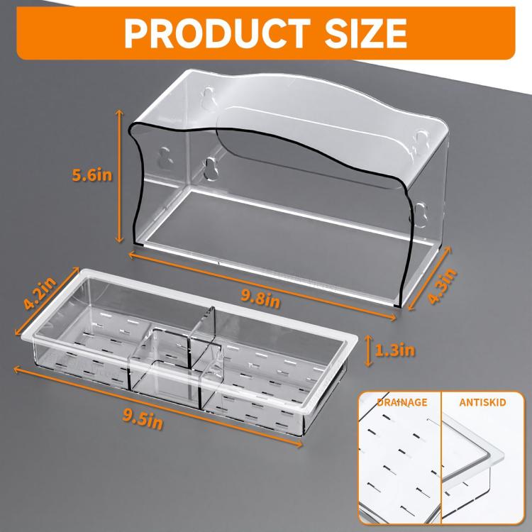 Clear Window Bird Feeder with Strong Suction Cups Fits for Wild Birds, Chickadees, Shape: Rectangular