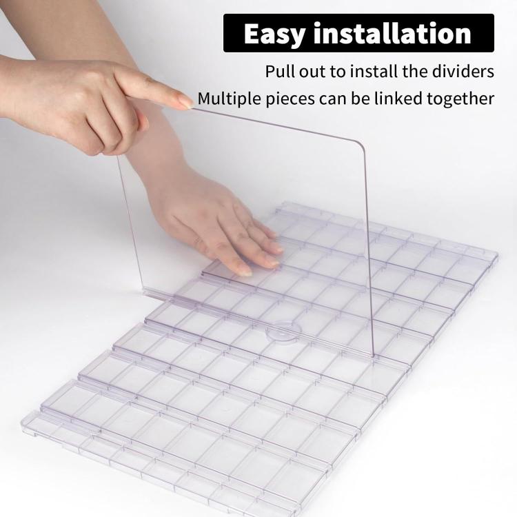 3 Bases 4 Dividers Closet Shelf Dividers Partition Accessory Adjustable Clothes Purses Handbag Organizer