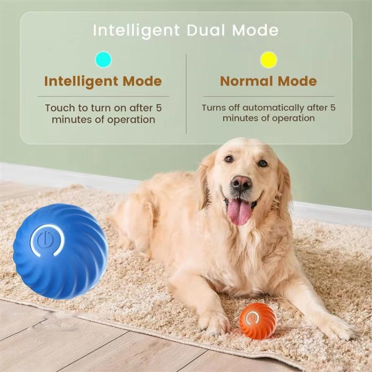 Petgravity Smart Self Rolling Ball Interactive Dog Toys Rechargeable Dog Ball Replaceable Shell 67mm Blue