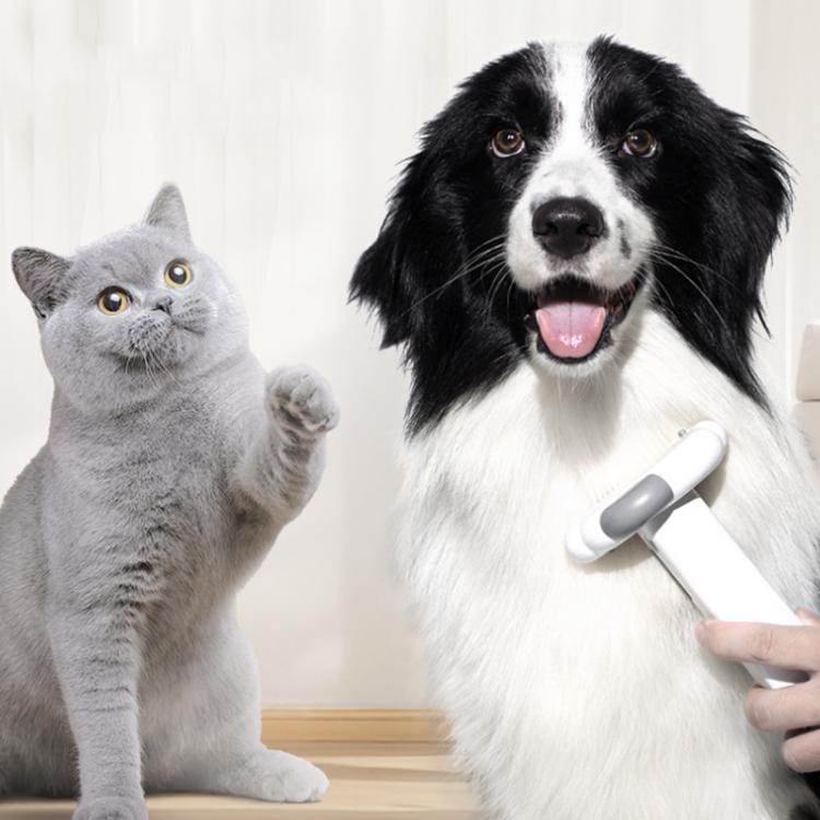 3-in-1 Pet Grooming Comb Sticky Roller for Cats and Dogs, Removes Loose Hair, Detangles, Spec: Small Curved