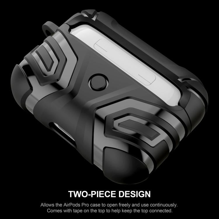 For AirPods Pro 2 Earbuds TPU Cover Case Vanguard Armor Storage Box