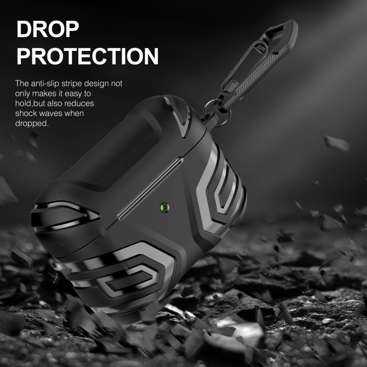 For AirPods Pro 2 Earbuds TPU Cover Case Vanguard Armor Storage Box