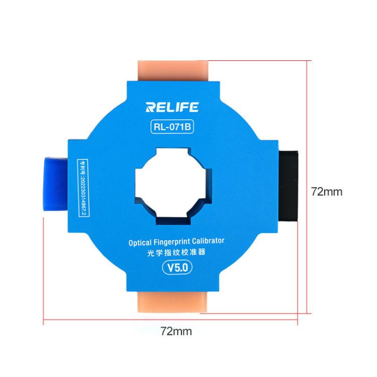 RELIFE RL-071B 4 In 1 Optical Fingerprint Calibrator Cell Phone Under Screen Fingerprint Correction Tool