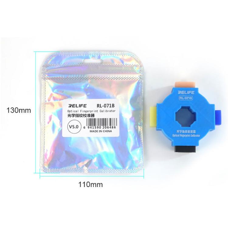 RELIFE RL-071B 4 In 1 Optical Fingerprint Calibrator Cell Phone Under Screen Fingerprint Correction Tool