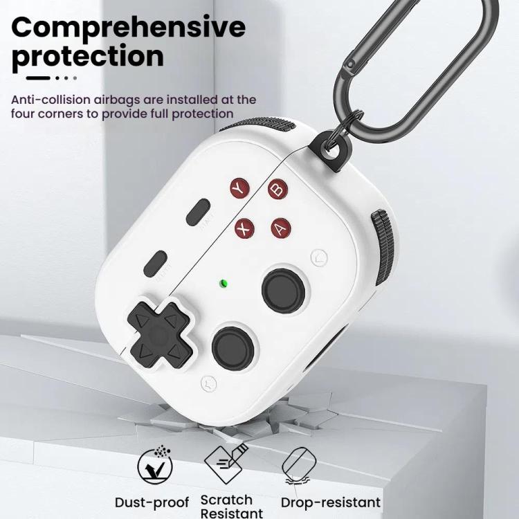 For AirPods 4  Earbuds Cover Retro Game Console Protective Case with Lock Design