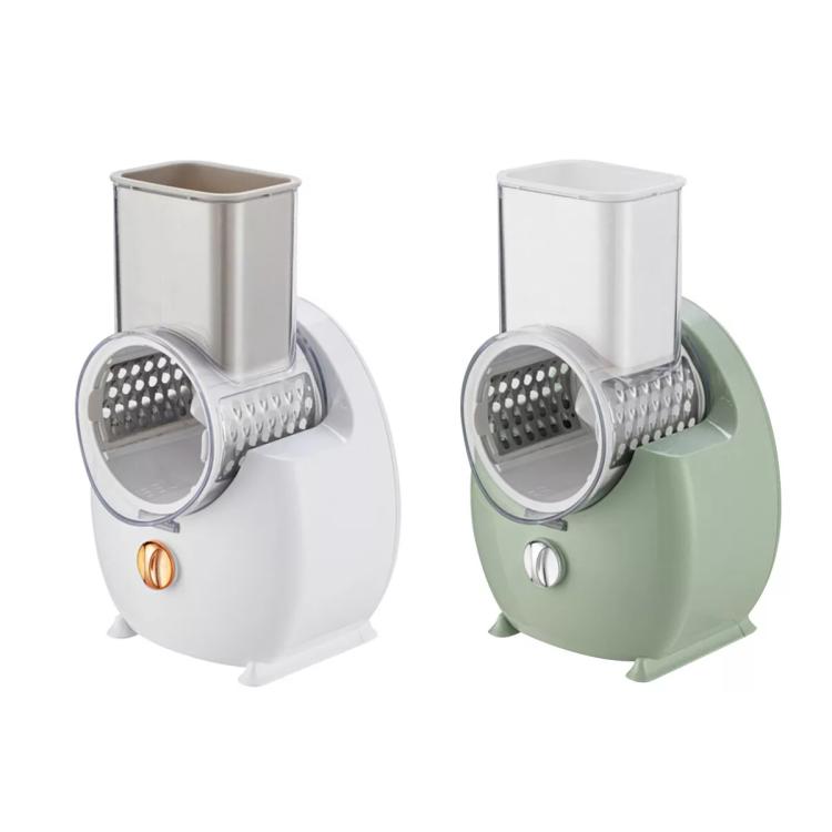 CY-661 3-in-1 Kitchen Multifunctional Roller Electric Vegetable Cutter, Spec: Green Wireless Model
