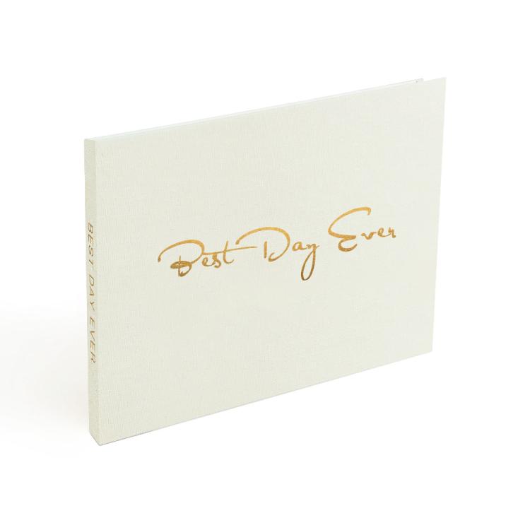7 Inch IPS Display Multifunctional Commercial Wedding Video Invitation Linen Bound Video Album, Style: BEST DAY