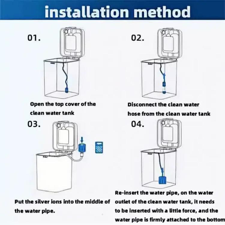 Ag+ Sterilization Module Silver Ion Accessories For Dreame X10 / S10 / W10 / S20 / X20 - White