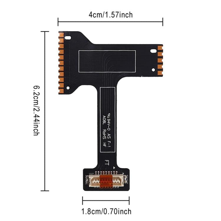 For Xiaomi M365 / 1S Electric Scooter BMS Soft Board Circuit Board Edge Bar Battery Protection Panel - Black