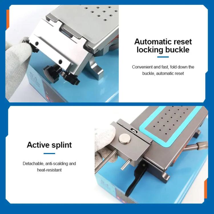 SUNSHINE S-918F Plus 5 In 1 Curved Screen Separator Mobile Phone LCD Screen Repair Separator Heating Platform - EU Plug