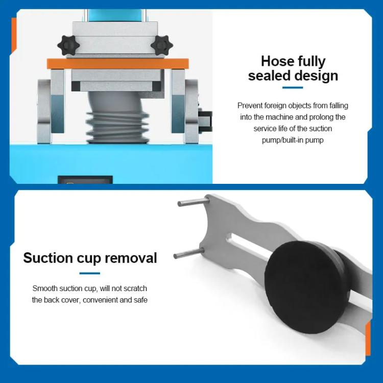 SUNSHINE S-918F Plus 5 In 1 Curved Screen Separator Mobile Phone LCD Screen Repair Separator Heating Platform - EU Plug