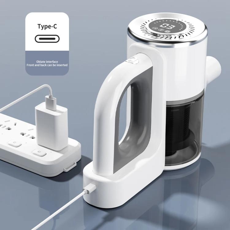 15000Pa Wireless Handheld Vacuum Cleaner Household Large Suction Mite Dusting Mopping Machine - Gray White