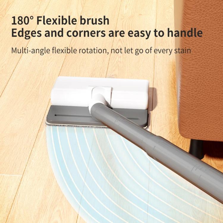 15000Pa Wireless Handheld Vacuum Cleaner Household Large Suction Mite Dusting Mopping Machine - Gray White