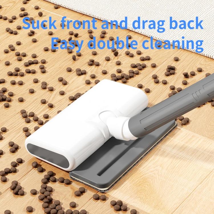 15000Pa Wireless Handheld Vacuum Cleaner Household Large Suction Mite Dusting Mopping Machine - Gray White