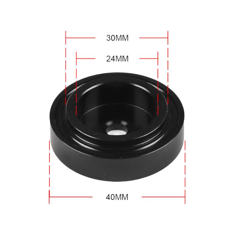 Car Tuning Accessories Rear Wiper Arm Plug Cover For Honda / Mazda / Volvo - Black