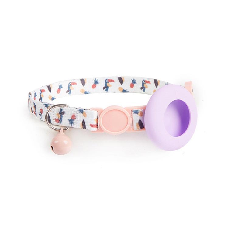 For AirTag 2nd Gen / AirTag 1st Gen Tracker Protective Case Cat Collar GPS Locator Protective Case With Bell