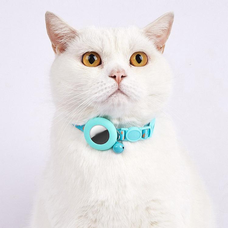 For AirTag 2nd Gen / AirTag 1st Gen Tracker Protective Case Cat Collar GPS Locator Protective Case With Bell