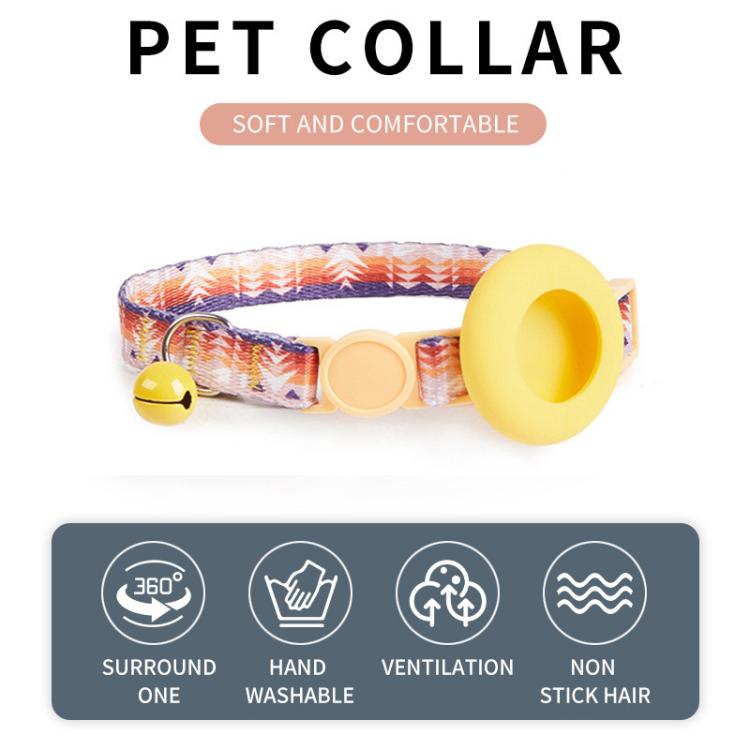 For AirTag 2nd Gen / AirTag 1st Gen Tracker Protective Case Cat Collar GPS Locator Protective Case With Bell