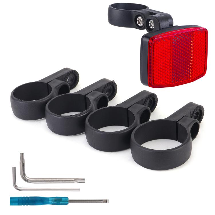 For AirTag 2nd Gen / AirTag 1st Gen Locator Reflective Taillight Bicycle Seat Tube Bracket Anti-Theft Tracker Accessories