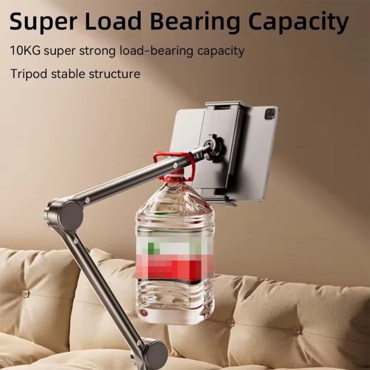 3-section Cantilever Phone Tablet Desk Bedside Stand With Foldable Metal Arm For 4-10.2inch