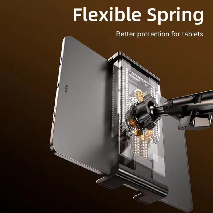 3-section Cantilever Phone Tablet Desk Bedside Stand With Foldable Metal Arm For 4-10.2inch