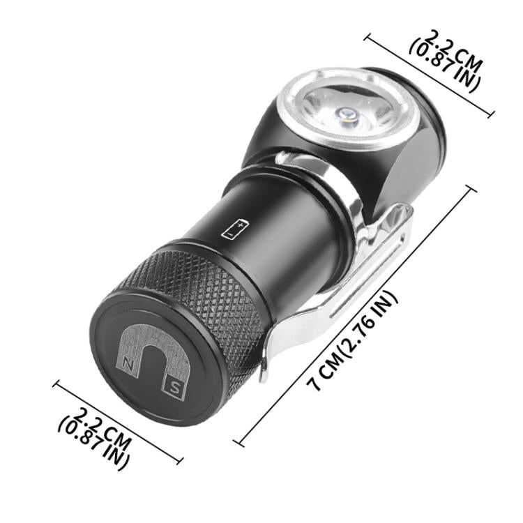 LED Flashlight Rechargeable Portable Multifunctional With Magnetic Headlight - 6603