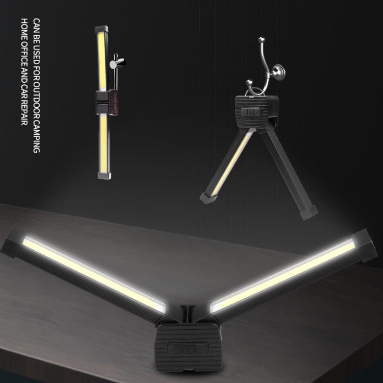 Double-Sided COB 90-Degree Folding Work Light Magnet With Hook Maintenance Light - FT32