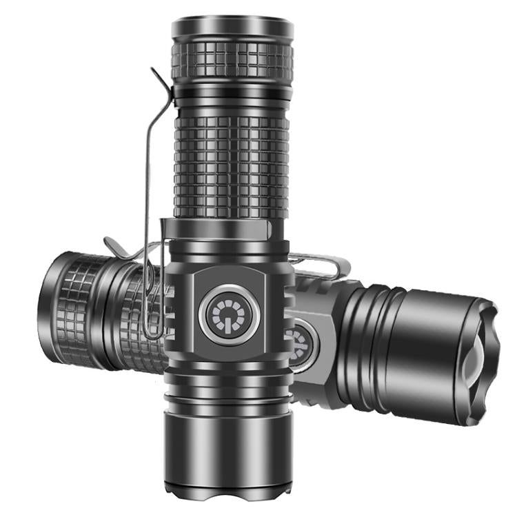 Mini TYPE-C Rechargeable White Laser LED Strong Light Long-Range Flashlight - Without Battery