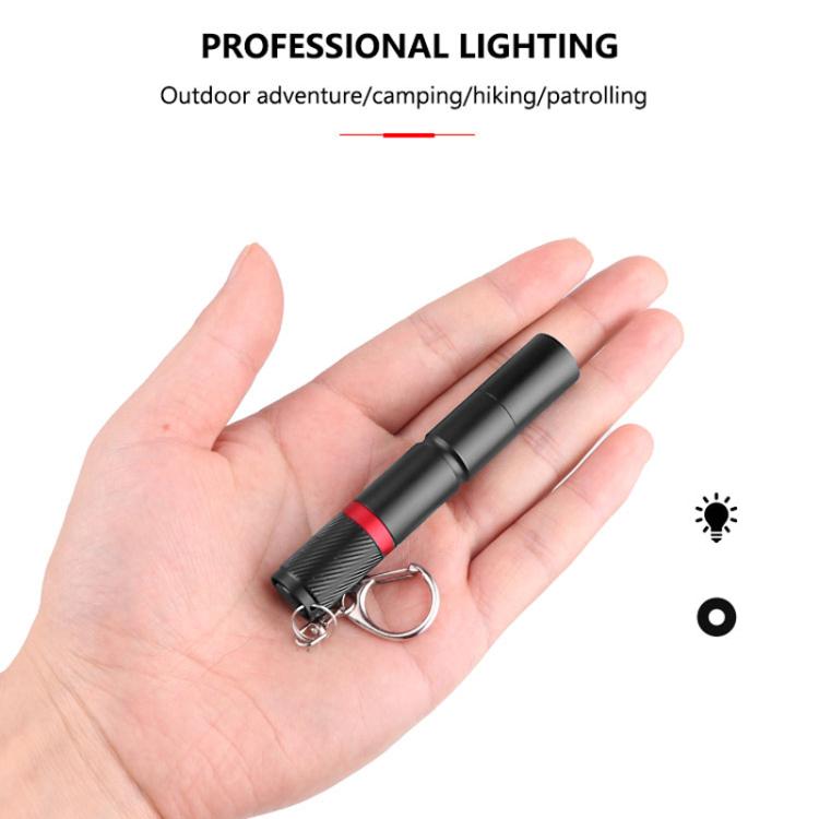 Mini Outdoor Portable XPE Fixed Focus LED Flashlight, Size: Large
