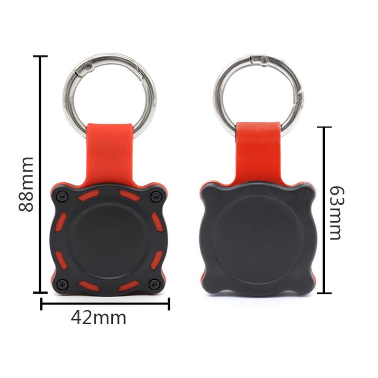 For AirTag 2nd Gen / AirTag 1st Gen Tracker Protective Case Full Cover Waterproof Locator Keychain Model Protective Case