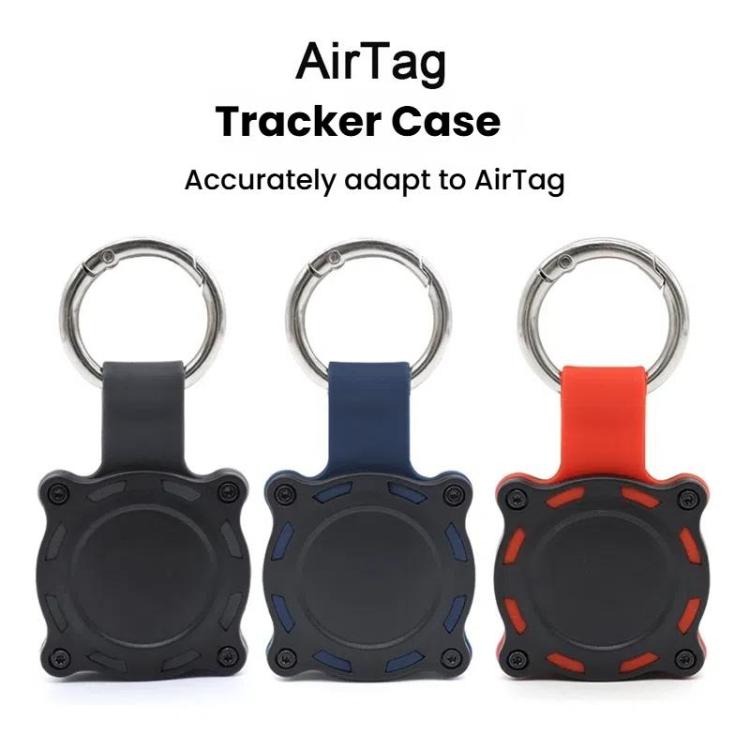 For AirTag 2nd Gen / AirTag 1st Gen Tracker Protective Case Full Cover Waterproof Locator Keychain Model Protective Case