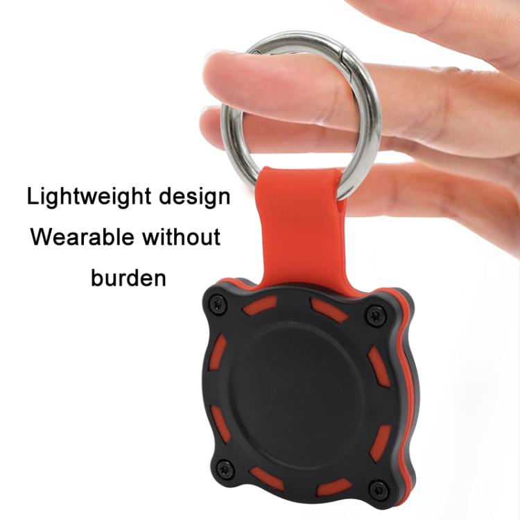 For AirTag 2nd Gen / AirTag 1st Gen Tracker Protective Case Full Cover Waterproof Locator Keychain Model Protective Case