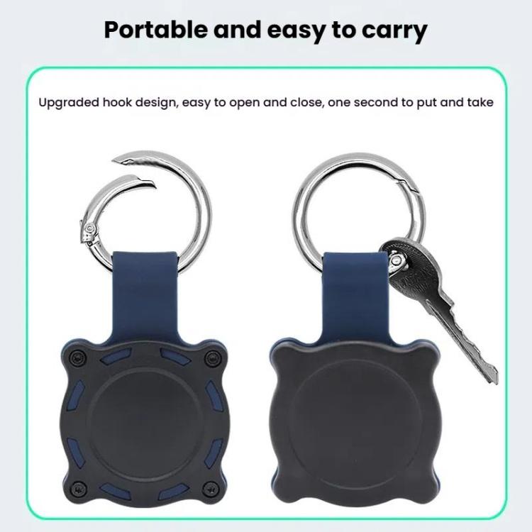 For AirTag 2nd Gen / AirTag 1st Gen Tracker Protective Case Full Cover Waterproof Locator Keychain Model Protective Case