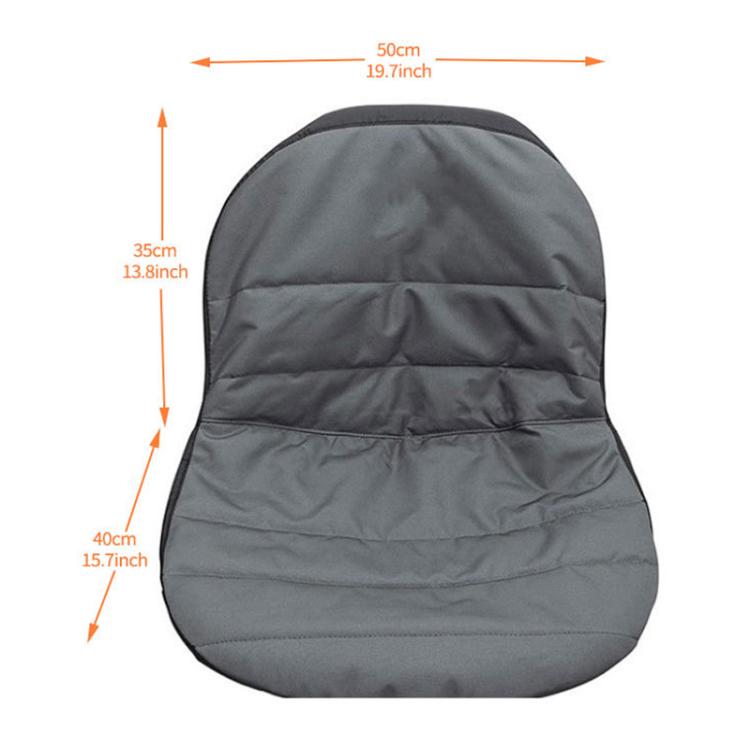 50x35x40cm Tractor Lawn Mower Oxford Cloth Seat Cover - Gray