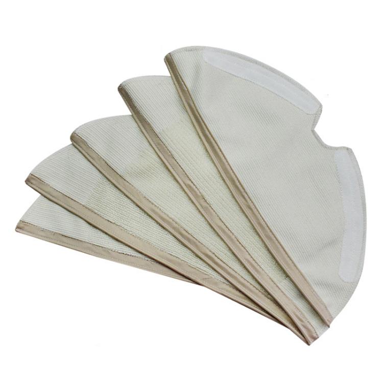 2pcs /pack Rag Mop Pad For Xiaomi Mi Smart Robot 2nd Generation S50 S51 Vacuum Cleaner 30x11cm - Beige
