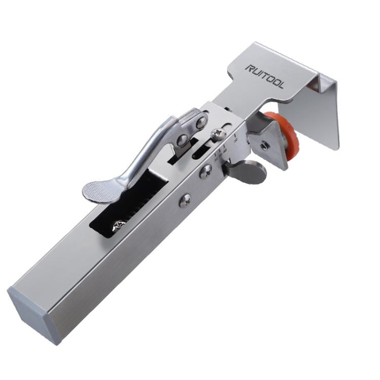 RUITOOL Stainless Steel Push Quick Drawer Clamp Adjustable Telescopic Woodworking Fixture Clamps, Spec: Small Bow Clip + 1pc Big Bow Clip Plate
