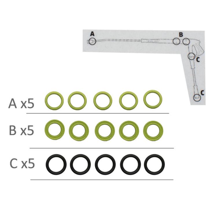 15pcs / Set For Karcher High Pressure Water Jet Sealing Ring