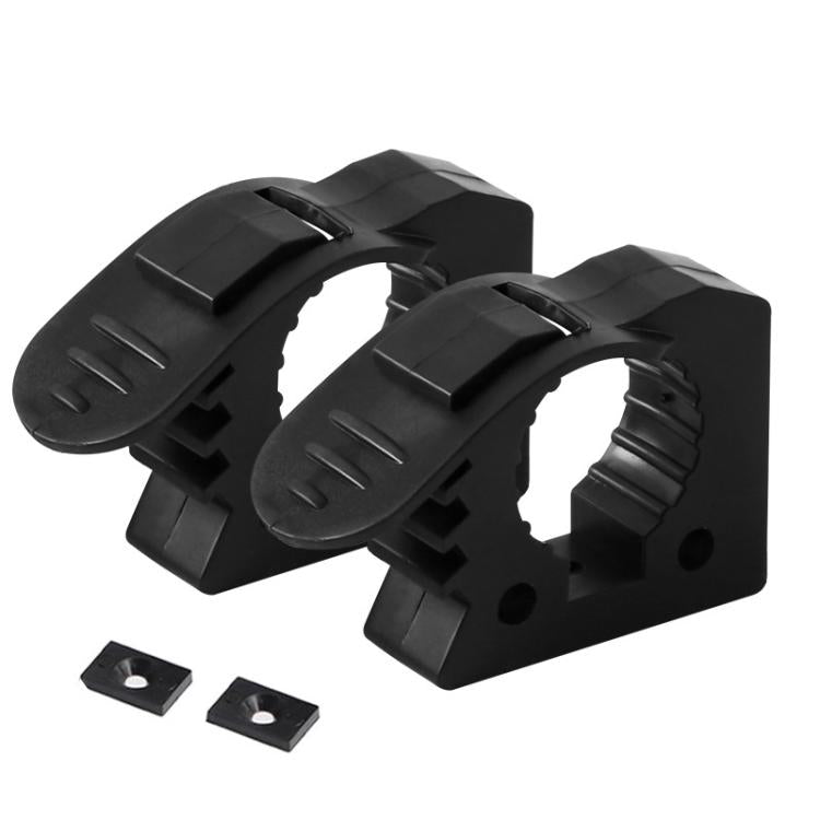 2pcs Outdoor Quick-Release Rubber Clamp Shovel Fixing Clip For Off-road Vehicle Luggage Rack Mounting Buckle