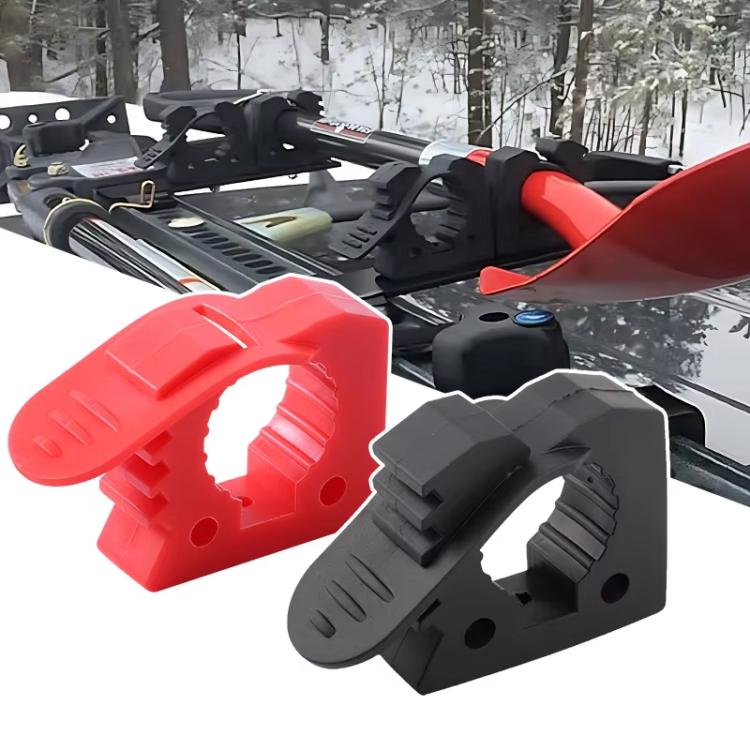 2pcs Outdoor Quick-Release Rubber Clamp Shovel Fixing Clip For Off-road Vehicle Luggage Rack Mounting Buckle