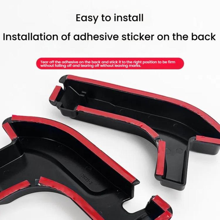For Jeep Wrangler JL Rear Window Cable Decorative Cover - Black