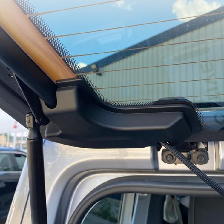 For Jeep Wrangler JL Rear Window Cable Decorative Cover - Black