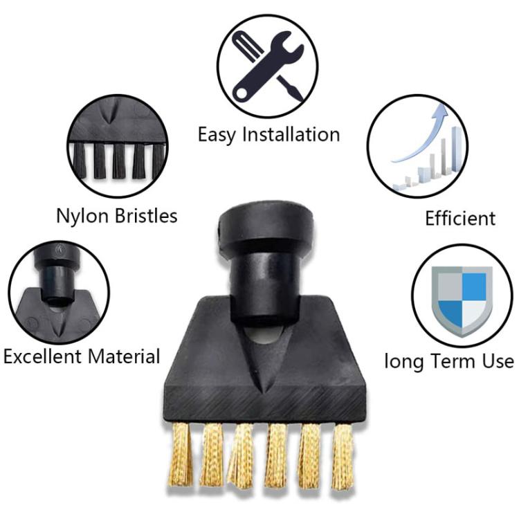 For Karcher SG-42 / SG-44 / SC1-SC5 Steamer Cleaning Small Flat Brush Accessories, Style: Copper