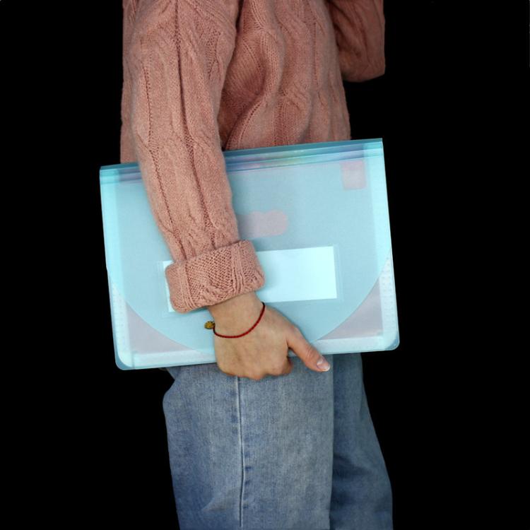 13 Pockets  A4 Accordion File Organizer Expanding File Folders For Storage And Organization White