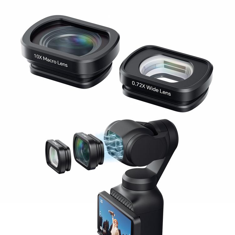 10X Macro Lens For DJI Pocket 3 aMagisn Magnetic Filter Accessories