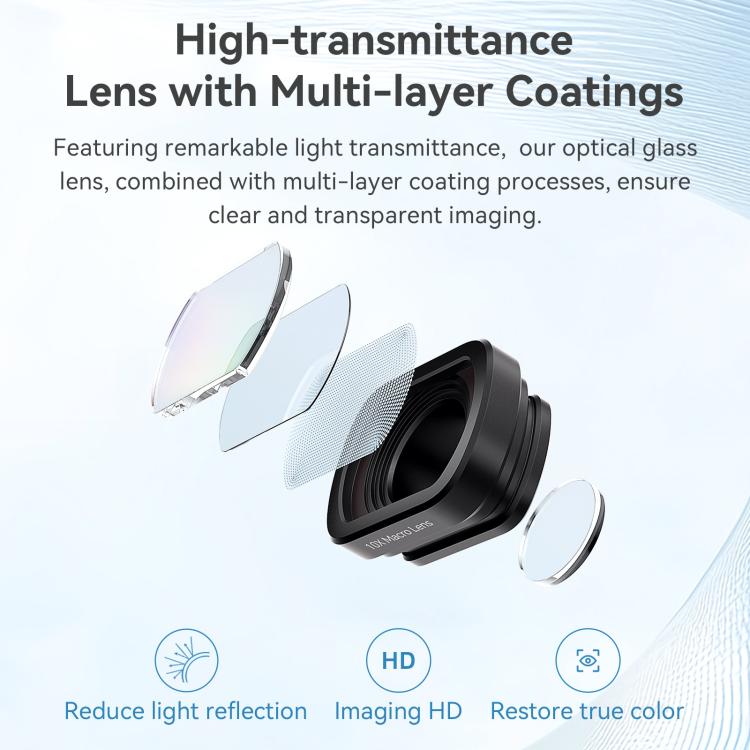 10X Macro Lens For DJI Pocket 3 aMagisn Magnetic Filter Accessories
