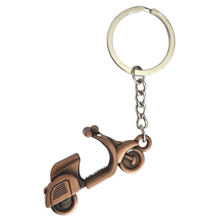 Electric Motorcycle Metal Keychain Pendant - GX-041