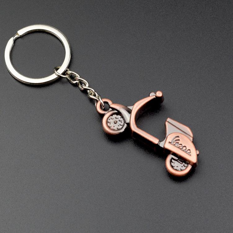 Electric Motorcycle Metal Keychain Pendant - GX-041
