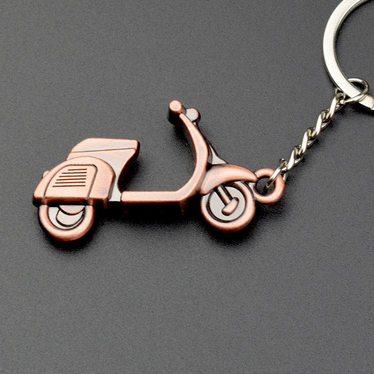 Electric Motorcycle Metal Keychain Pendant - GX-041