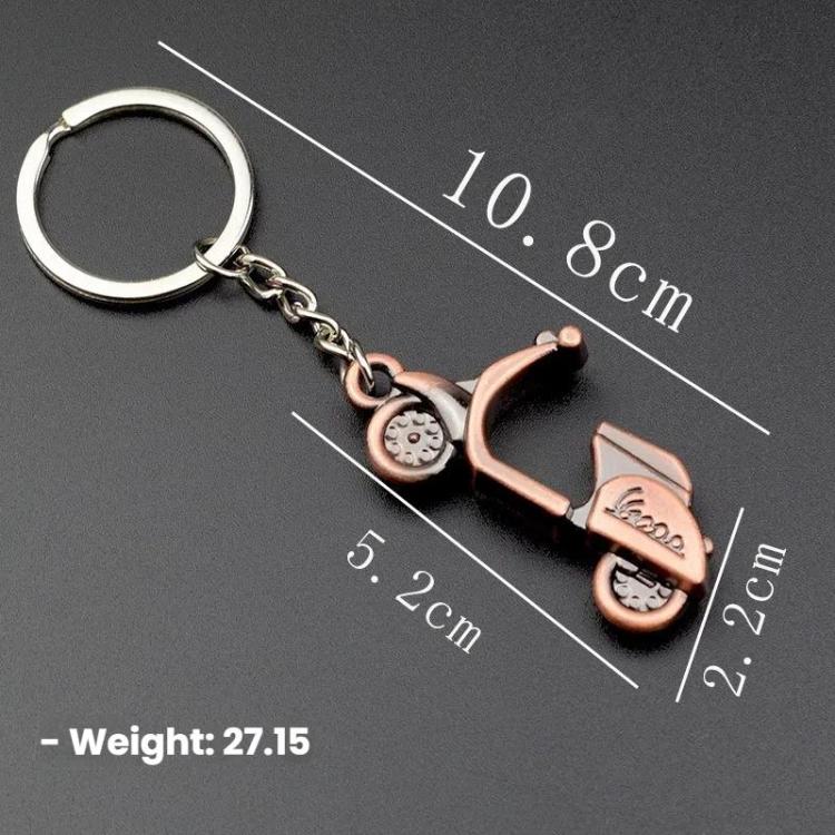 Electric Motorcycle Metal Keychain Pendant - GX-041
