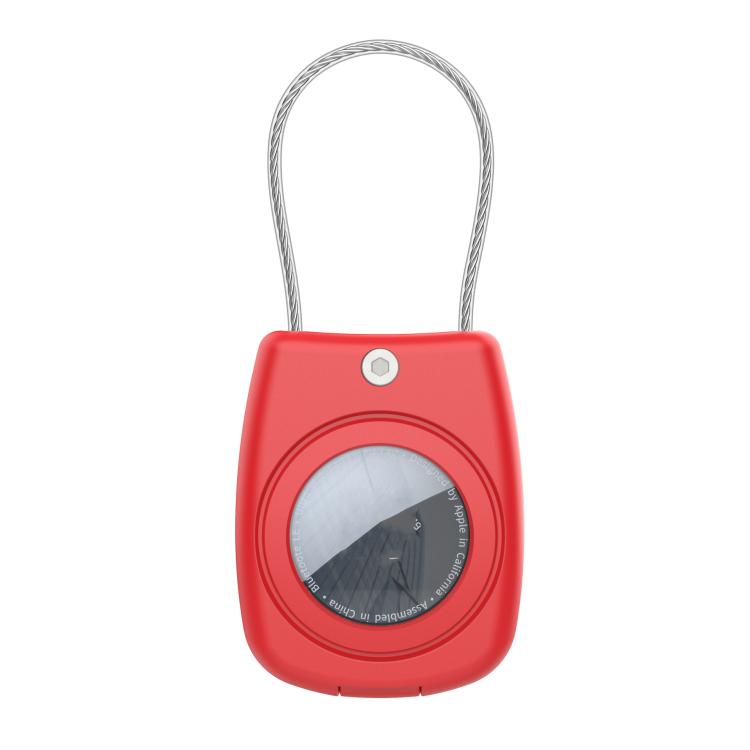 For AirTag 2nd Gen / AirTag 1st Gen Waterproof Case With Stainless Steel Rope Safety Lock Protective Shell